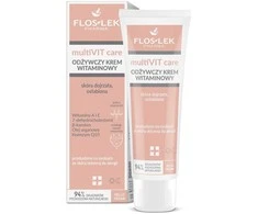 „Floslek multiVIT care“ maitinamasis vitaminų kremas brandžiai ir nusilpusiai odai, 50 ml