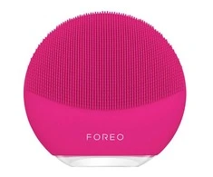 Foreo Luna Mini 3 sonic veido valymo šepetėlis su Fuchsia masažo efektu