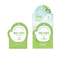 FRUDIA Žalias GRAPE veido porų šveičiamoji pagalvėlė-3ml