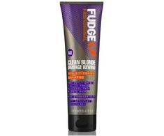 "Fudge Clean Skirtas šviesiems plaukams Damage Rewind" violetinės spalvos tonizuojantis šampūnas 250 ml
