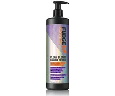 Fudge Professional Clean Skirtas šviesiems plaukams Damage Rewind Violet-Toning Conditioner kondicionierius pažeistiems šviesiems plaukams, 1000 ml