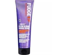 Fudge Professional Clean Skirtas šviesiems plaukams Damage Rewind Everyday Violet-Toning Šampūnas šampūnas šviesiems plaukams, 250 ml