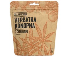 Cosma Cannabis Full Spectrum Kanapių arbata su citrusiniais vaisiais, maisto papildas 40g