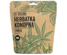 Cosma Cannabis Full Spectrum Kanapių arbata su mėtomis, maisto papildas, 40 g