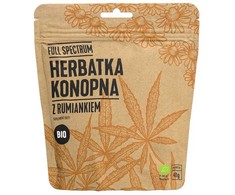 Cosma Cannabis Full Spectrum Kanapių arbata su ramunėlėmis, maisto papildas, 40 g