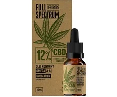 Cosma Cannabis Full Spectrum CBD+CBDA kanapių aliejus 12% lašai 15ml