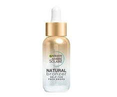 Garnier Ambre Solaire Natural Bronzer Self-Tan Face Drops savaiminio įdegio lašai veidui, 30 ml