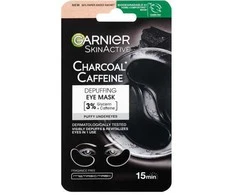 Garnier Skin Naturals Charcoal Caffeine Depuffing Eye Mask Akių kaukė