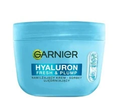 Garnier Hyaluron Fresh &amp; Plump drėkinamasis kremas - stangrinamasis šerbetas 85 ml