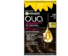 Garnier Olia ilgalaikiai dažai 4.0 tamsiai rudi