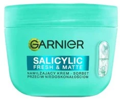 Garnier Salicilinis gaivusis ir matinis drėkinamasis kremas – šerbetas nuo odos netobulumų 85 ml