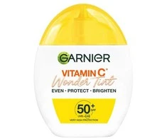 Garnier „Vitamin C Wonder Tint Light“ tonuotas veido fluidas su SPF50+ šviesa, 40 ml
