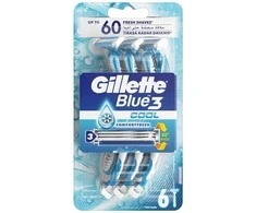 Gillette Blue3 Cool Razor peiliukai, 6 vnt.