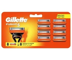 „Gillette Fusion5“ pakaitiniai skutimosi peiliukai, 8 vnt.