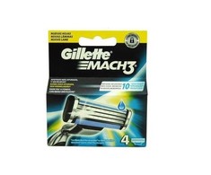 Skutimosi peiliukai Gillette Mach3 pakeitimai, 4 vienetai
