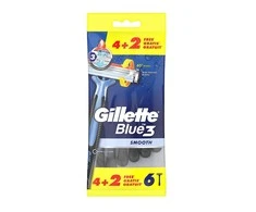 Gillette Mėlyna 3 vienkartinis skustuvo peiliukas 6 U