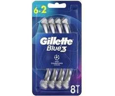 Gillette Blue3 Razor, 8 pc
