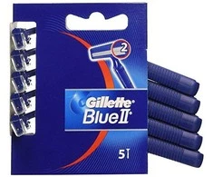 Gillette Mėlyna II 5 vienetai