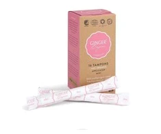 Ginger Organic GINGER ORGANIC _ Tampons mini organinių tamponų aplikatorius 16vnt