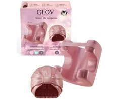 GLOV_SET „Dream On“ – nuostabi atlasinė plaukų kepuraitė + puošiamoji naktinė pagalvė