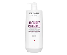 GOLDWELL_Dualsenses Blondes &amp; Highlights Anti-Geltona Šampūnas šviesiems plaukams neutralizuojantis gelinį atspalvį 1000ml