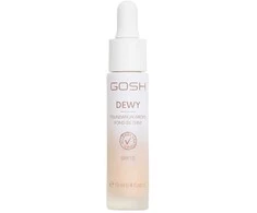 „Gosh Dewy“ makiažo pagrindo lašeliai „002 Porcelain“, 12 ml