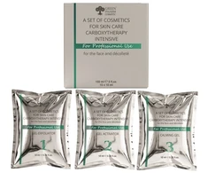 Green Pharm Cosmetic Karboksiterapijos intensyvus kosmetikos rinkinys veido ir dekoltė srities odos priežiūrai 150 ml