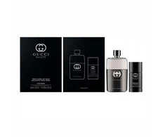 Gucci Guilty Homme tualetinis vanduo purškiklis, 90 ml rinkinys 2 vnt.