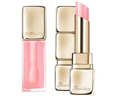 Set Guerlain: Kiss Kiss Bee Glow Glossy Lip Oil 258 Rose Glow 9.5 ml + Kiss Kiss Bee Glow Glossy Lūpų balzamas 258 Rose Glow 3.2 g