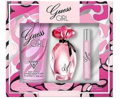Guess Mergaičių tualetinio vandens purškiklis 100 ml + tualetinis vandens purškiklis 15 ml + kūno losjonas 200 ml