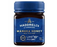 Honey New Zealand Haddrells Manukos medus UMF10+ MGO261+ 250g