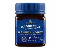 Honey New Zealand Haddrells Manuka Honey miód manuka UMF13+ MGO404+ 250g