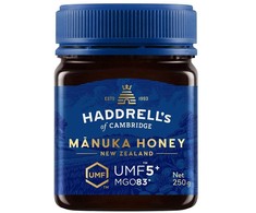 Honey New Zealand Haddrells Manukos medus UMF5+ MGO83+ 250g