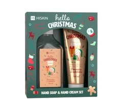 Hiskin Rankų kremas „Hello Christmas Sweet Chocolate“ rinkinys (60 ml) + rankų muilas (200 ml)