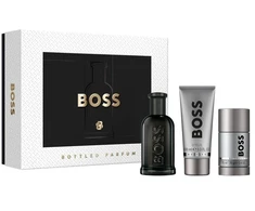 Hugo Boss „Boss Bottled“ rinkinys: kvepalų purškiklis 100 ml + dušo želė 100 ml + dezodorantas-stiklas 75 ml