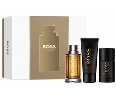HUGO BOSS Boss The Scent rinkinys vyrams (EDT, 100 ml + dušo želė, 100 ml + dezodorantas, 75 ml)