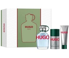 Hugo Boss HUGO Man rinkinys vyrams (EDT, 125 ml + dezodorantas, 75 ml + dušo gelis, 50 ml)