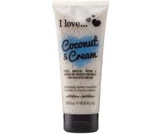I Love Coconut &amp; Kreminis Exfoliating Dušo želė, 200 ml