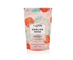 I Love Signature Collection English Rose Bath Salt, 500g