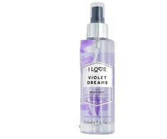 I Love Signature Collection veganiškas purškiklis „Violet Dreams“ visam kūnui, 165 ml