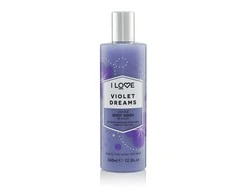 I Love Signature Collection Vegan Cleansing Violet Dreams Kūno prausiklis, 360 ml