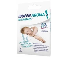 La Casa de los Aromas Ibufen Aromatiniai pleistrai nuo slogos, suvilgyti eteriniais aliejais, palengvinančiais kvėpavimą, 5 vnt.