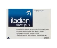 Iladian Direct Plus makšties tabletės, raminančios intymių infekcijų simptomus 10 tablečių