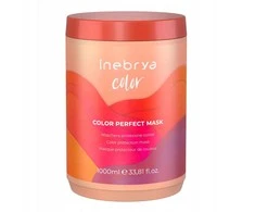 Inebrya Color Perfect Mask spalvą apsauganti kaukė dažytiems plaukams, 1000 ml