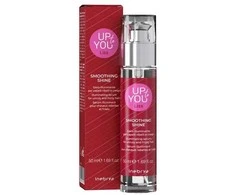 Inebrya Up To You Liss Smoothing Shine Illuminating Serum spindesio suteikiantis serumas nepaklusniems / besišiaušiantiems plaukams, 50 ml