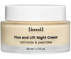 Kann Iossi Firm and Lift Night Kreminis liftingas ir stangrinantis naktinis kremas su retinoliu ir peptidais 50ml
