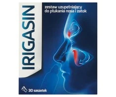 Aflofarm Irigasin Rinkinys papildomas nosies ir sinusų skalavimo skystis 30 pakelių