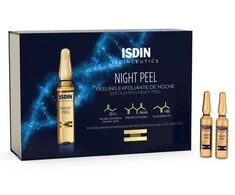 Isdinceutics Night Peel šveičiamasis veido serumas ampulėse nakčiai 30x2ml