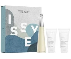 Set Issey Miyake: L'Eau d'Issey Eau De Toilette For Women, 50 ml + L'Eau d'Issey Moisturizing Losjonas kūnui, 50 ml + L'Eau d'Issey Moisturizing Dušo želė For All Skin Types, 50 ml
