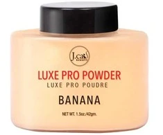 J.cat Beauty Jcat matinį atspalvį suteikianti pudra „Luxe Pro Banana“